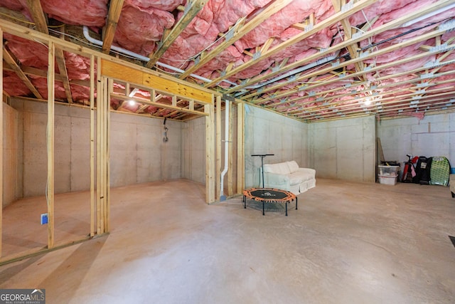 15755 Burdette Ct, Milton, GA 30004 - view of unfinished basement