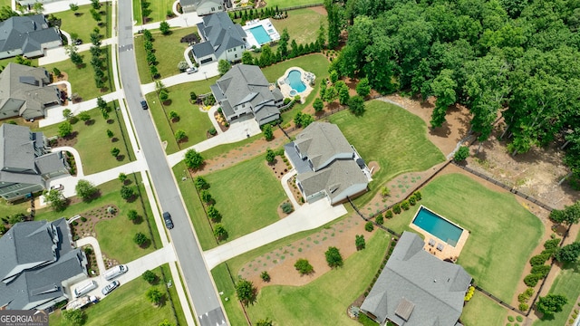 15755 Burdette Ct, Milton, GA 30004 - aerial overview of property's location with nearby suburban area
