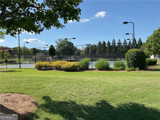 8750 Redford Ln, Suwanee, GA 30024 - view of property's community with a tennis court