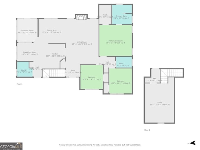 501 Llewellyn Ct, Jenkinsburg, GA 30234 - view of property floor plan