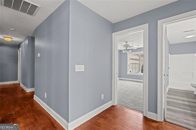 2333 Old Newnan Rd, Carrollton, GA 30116 - hall with wood finished floors and baseboards