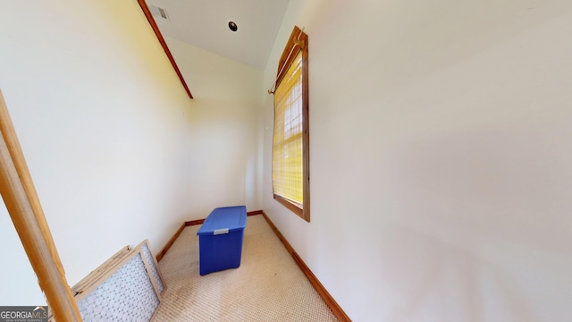 26 Ben Blvd, Swainsboro, GA 30401 - corridor with carpet floors and lofted ceiling