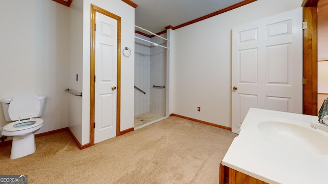 26 Ben Blvd, Swainsboro, GA 30401 - full bath with tiled shower, ornamental molding, and vanity