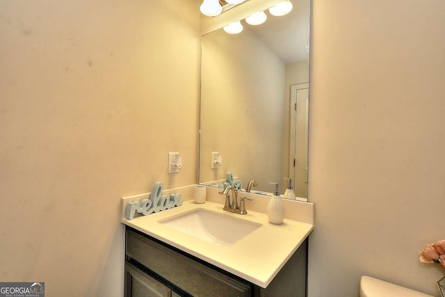 1306 Harris Way, Brookhaven, GA 30319 - bathroom featuring vanity and toilet