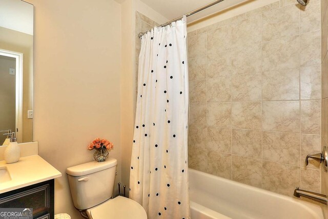 1306 Harris Way, Brookhaven, GA 30319 - full bath with vanity and shower / bath combo