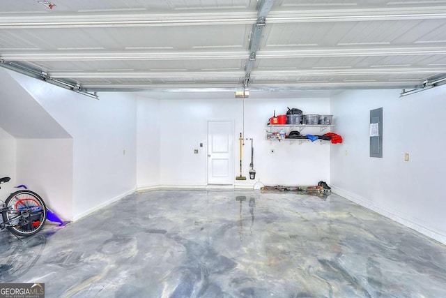 1306 Harris Way, Brookhaven, GA 30319 - garage featuring a garage door opener and electric panel