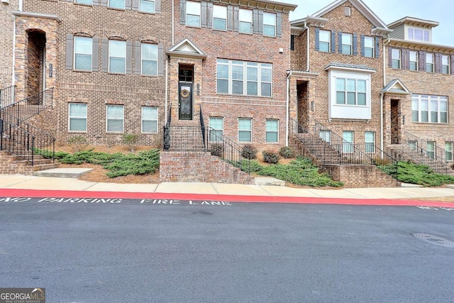 1306 Harris Way, Brookhaven, GA 30319 - view of front of home featuring brick siding and stairs