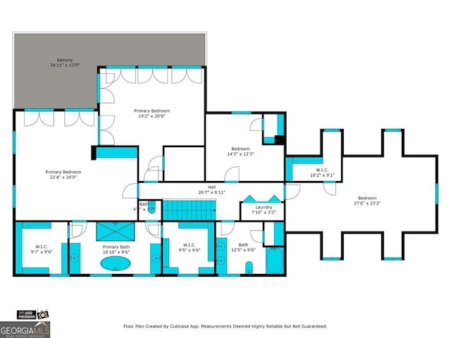 627 Apache Trl, Woodstock, GA 30189 - view of home floor plan
