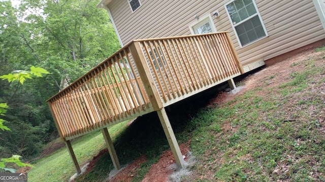 756 Glenshire Ct, Riverdale, GA 30274 - view of wooden deck