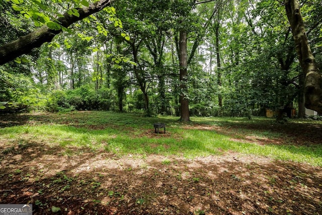 221 College Cir, Athens, GA 30605 - view of yard featuring a wooded view