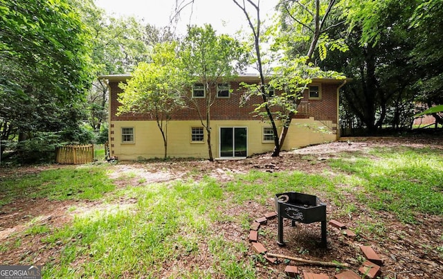 221 College Cir, Athens, GA 30605 - back of property featuring brick siding