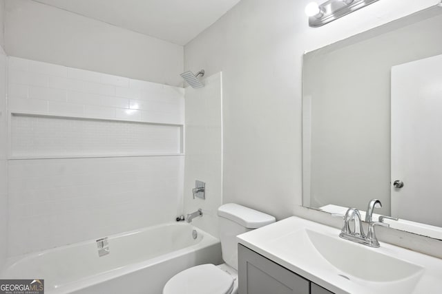 3611 Radcliffe Blvd, Decatur, GA 30034 - bathroom with shower / bathtub combination and vanity