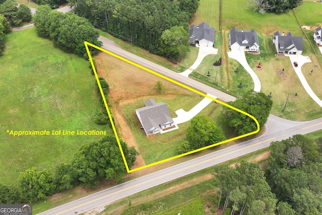 797 Ode Peppers Rd, Winder, GA 30680 - aerial view of property's location featuring property parcel outlined