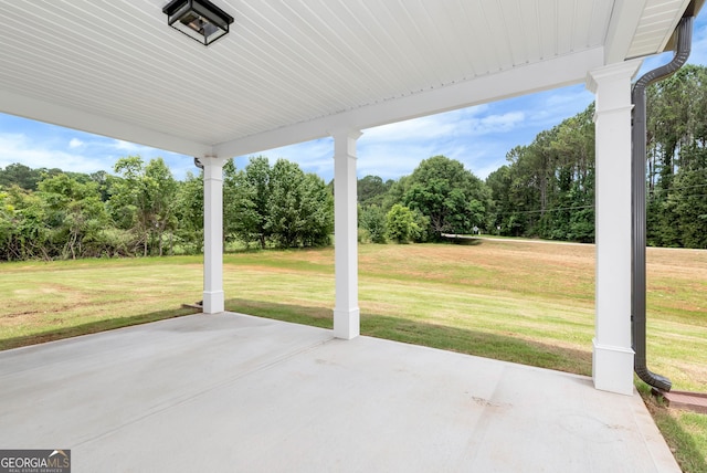 797 Ode Peppers Rd, Winder, GA 30680 - view of patio / terrace with view of scattered trees