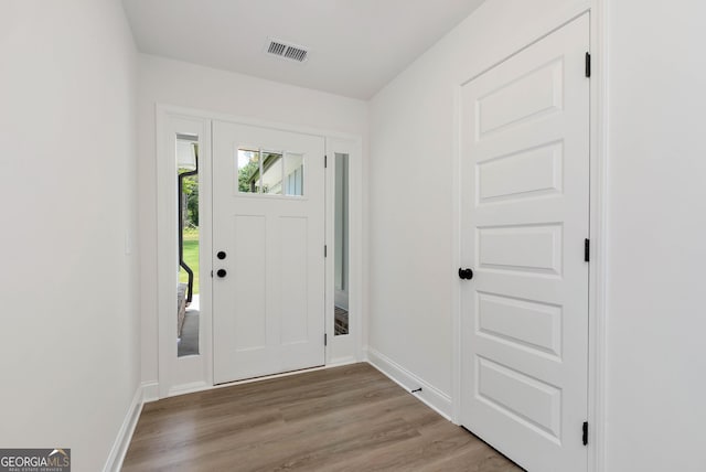 797 Ode Peppers Rd, Winder, GA 30680 - foyer with wood finished floors and baseboards