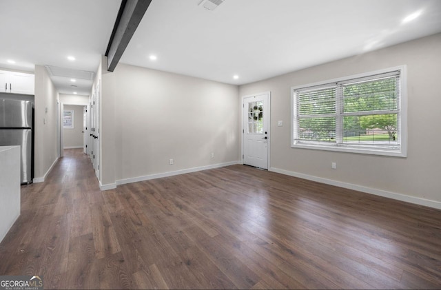 6402 Kensington Ct, Austell, GA 30106 - entryway with wood finished floors and recessed lighting