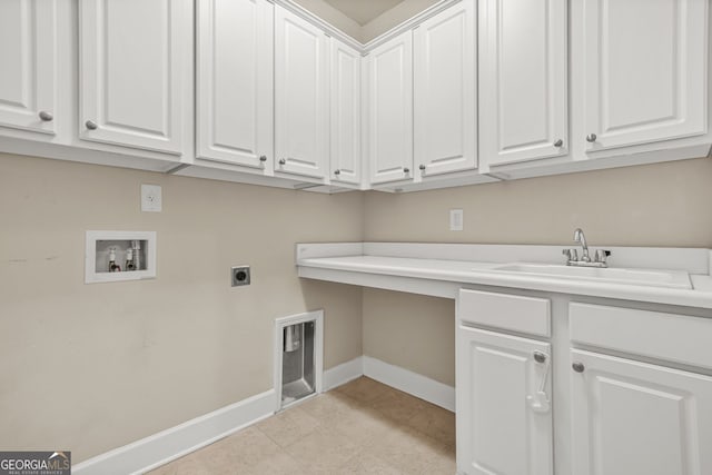 728 Lorimore Pass, Canton, GA 30115 - laundry room with cabinet space, washer hookup, and electric dryer hookup