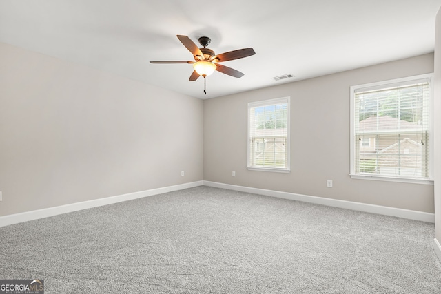728 Lorimore Pass, Canton, GA 30115 - carpeted empty room with a ceiling fan and baseboards