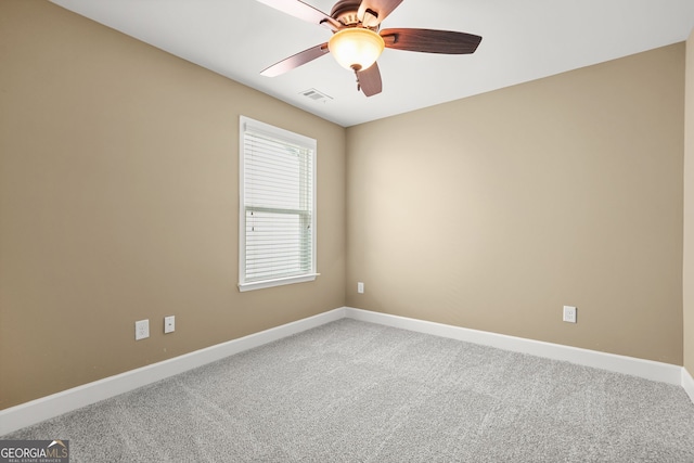 728 Lorimore Pass, Canton, GA 30115 - carpeted empty room featuring a ceiling fan and baseboards