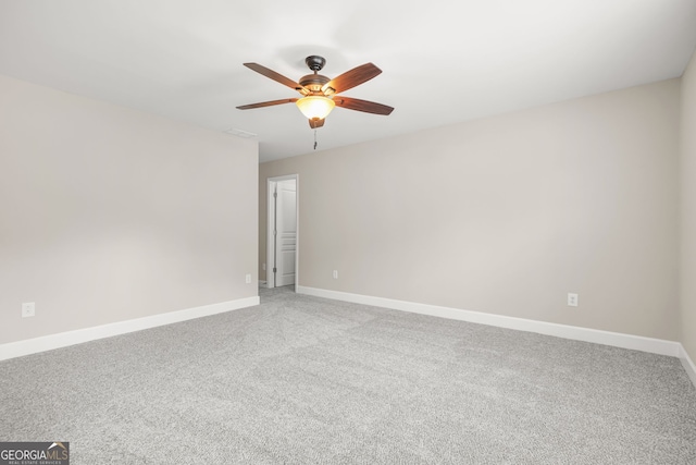 728 Lorimore Pass, Canton, GA 30115 - spare room with light colored carpet and ceiling fan