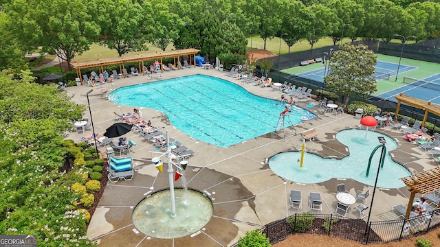 728 Lorimore Pass, Canton, GA 30115 - community pool with a patio