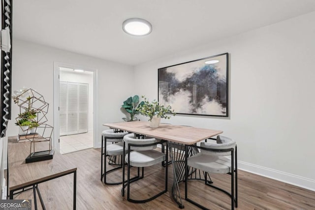 1166 Booth Rd SW Unit 301, Marietta, GA 30008 - dining space with wood finished floors