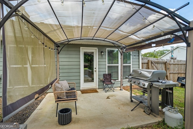 126 Sawgrass Ln, Statham, GA 30666 - view of patio / terrace with a grill