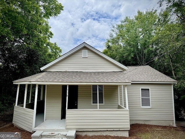 708 Degroat St, Lagrange, GA 30241 - view of front of home with a porch and a shingled roof
