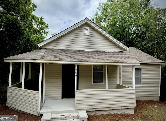 708 Degroat St, Lagrange, GA 30241 - view of front of property featuring a shingled roof and covered porch
