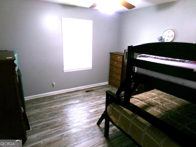 871 Chisholm Trl, Macon, GA 31220 - bedroom featuring dark wood-type flooring and a ceiling fan