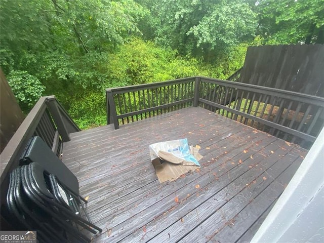 8955 Stonebridge Blvd, Douglasville, GA 30134 - view of wooden deck