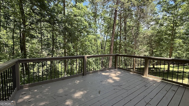 83 Austin Ct, Dahlonega, GA 30533 - view of wooden terrace