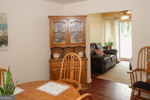 125 Pebble Beach Ct, Atlanta, GA 30349 - dining room with wood finished floors