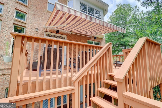 805 Cog Hl, Mcdonough, GA 30253 - deck featuring stairs