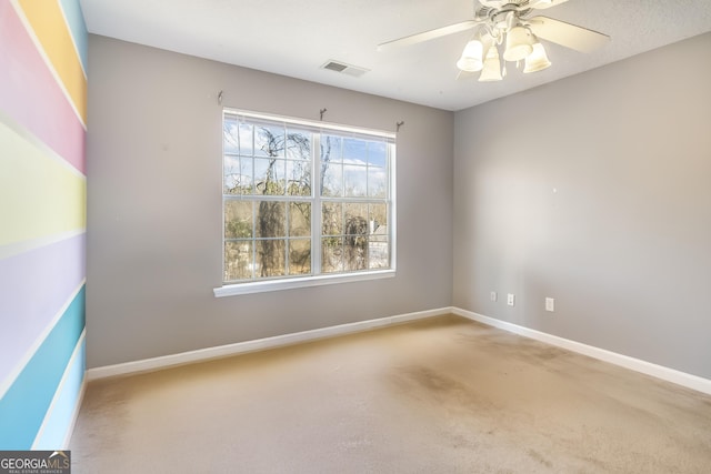 8810 Brookhurst Trl, Gainesville, GA 30506 - unfurnished room with carpet and ceiling fan