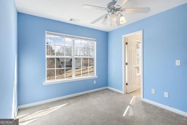 8810 Brookhurst Trl, Gainesville, GA 30506 - unfurnished room with carpet floors and a ceiling fan