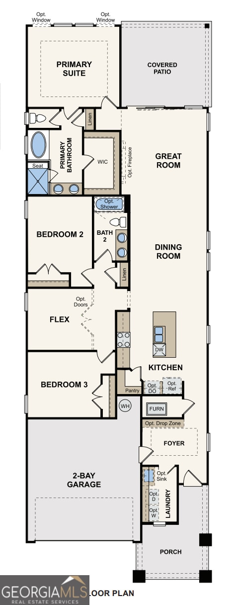 204 Camden Woods Pkwy, Kingsland, GA 31548 - view of property floor plan