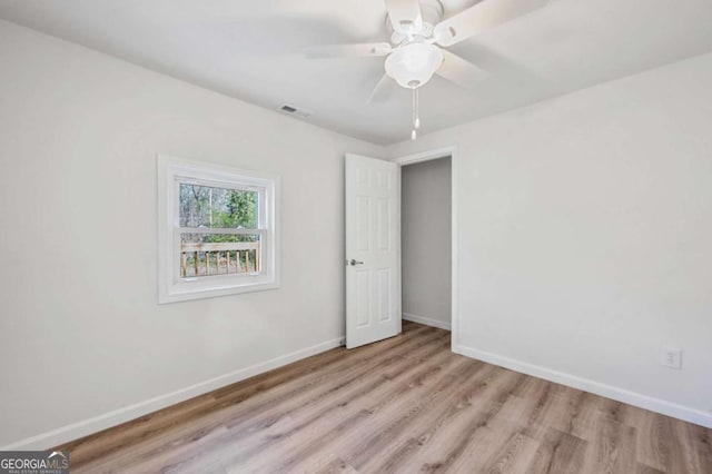 5153 Westbrook Pl, Union City, GA 30291 - spare room with wood finished floors and ceiling fan