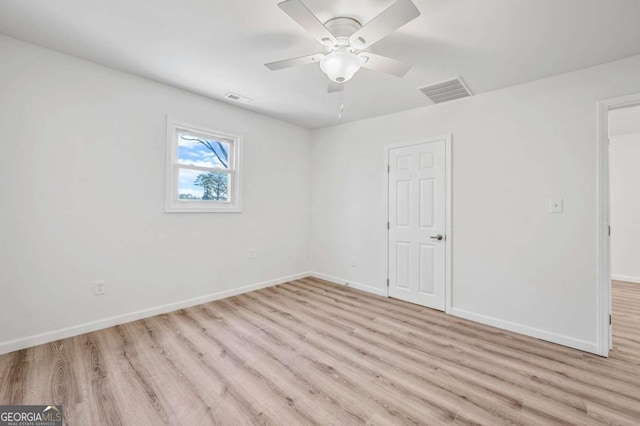 5153 Westbrook Pl, Union City, GA 30291 - unfurnished room featuring wood finished floors and a ceiling fan