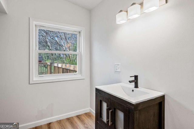 5153 Westbrook Pl, Union City, GA 30291 - bathroom featuring wood finished floors and vanity