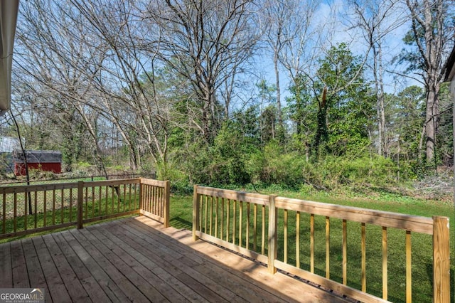 5153 Westbrook Pl, Union City, GA 30291 - wooden terrace with a yard
