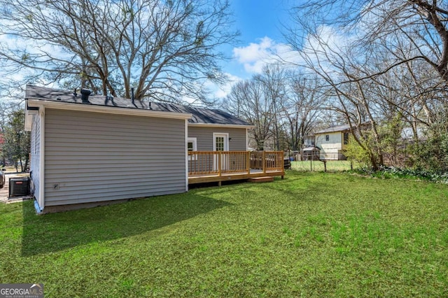 5153 Westbrook Pl, Union City, GA 30291 - rear view of property with a deck
