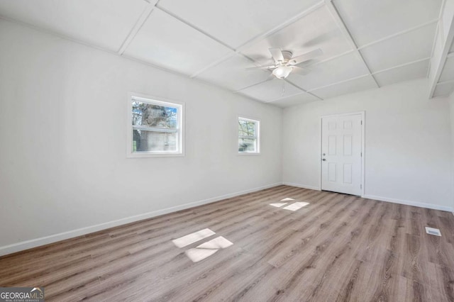 5153 Westbrook Pl, Union City, GA 30291 - spare room with wood finished floors and ceiling fan