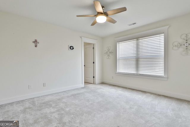 118 Fire Creek Trl, Senoia, GA 30276 - carpeted empty room featuring a ceiling fan and baseboards