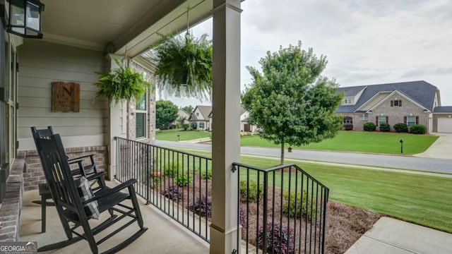 8325 Post Oak Ln, Gainesville, GA 30506 - porch with a lawn
