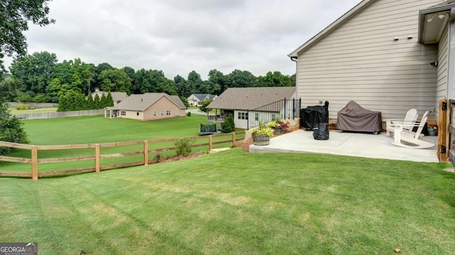 8325 Post Oak Ln, Gainesville, GA 30506 - view of yard with a patio