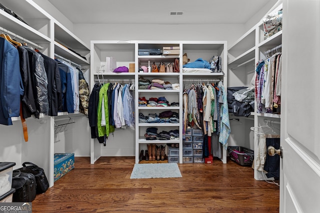 150 Dean Dr, Tyrone, GA 30290 - walk in closet featuring wood finished floors