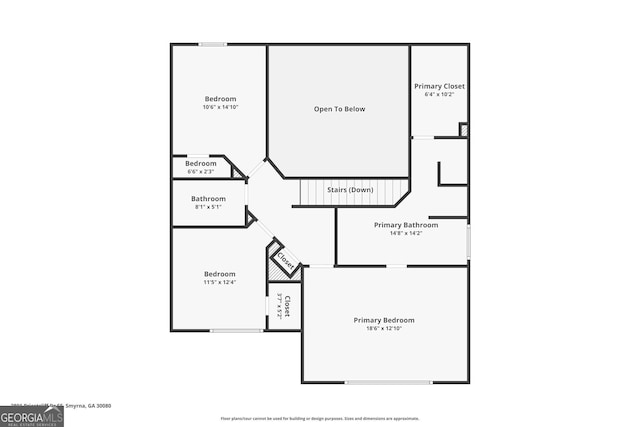 2801 Priestcliff Dr, Smyrna, GA 30080 - view of property floor plan