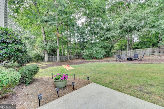 1635 Lake Heights Cir, Dacula, GA 30019 - view of yard with a patio