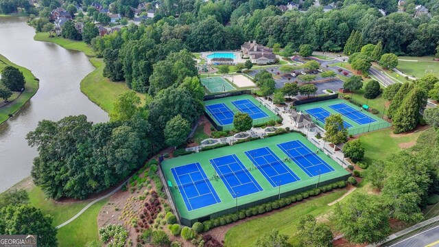 1635 Lake Heights Cir, Dacula, GA 30019 - bird's eye view of a nearby body of water